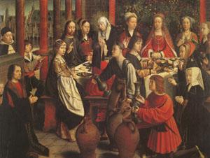 Gerard David The Marriage at Cana (mk05) oil painting picture